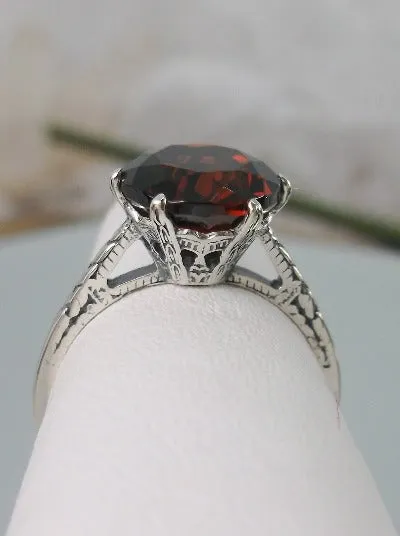 D37z, Solitaire Ring, Natural Gemstone Solitaire, Classic Victorian Jewelry #D37z