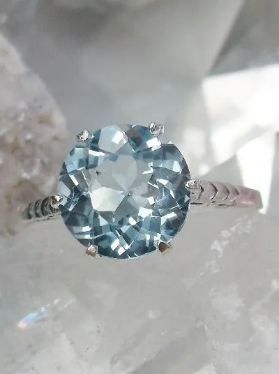 D37z, Solitaire Ring, Natural Gemstone Solitaire, Classic Victorian Jewelry #D37z