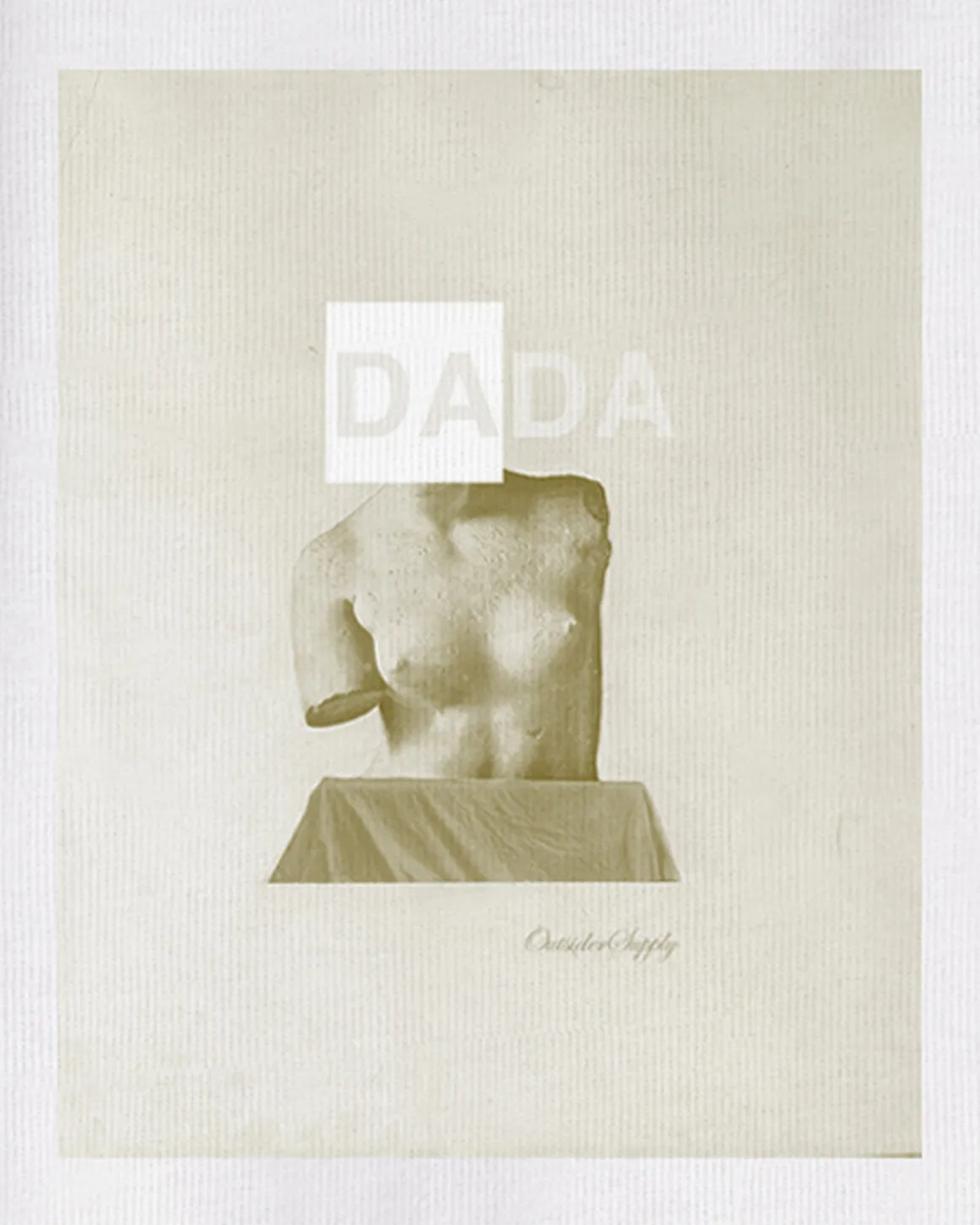 Dada Sculpture Collage Heavyweight Tee