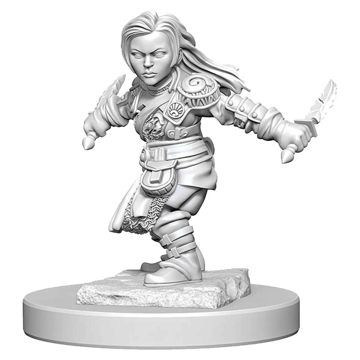 D&D Nolzurs Marvelous Unpainted Miniatures Halfling Female Rogue