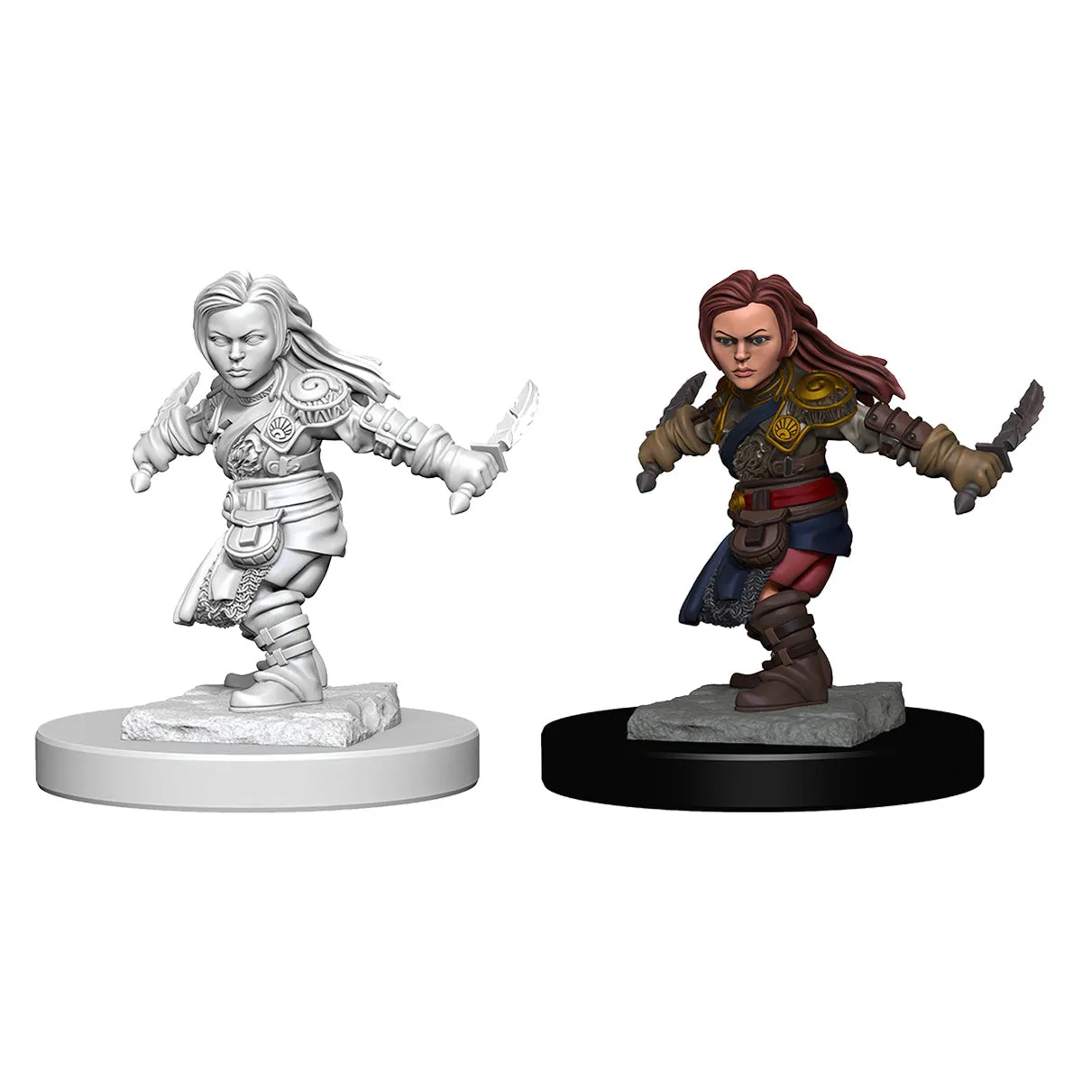 D&D Nolzurs Marvelous Unpainted Miniatures Halfling Female Rogue