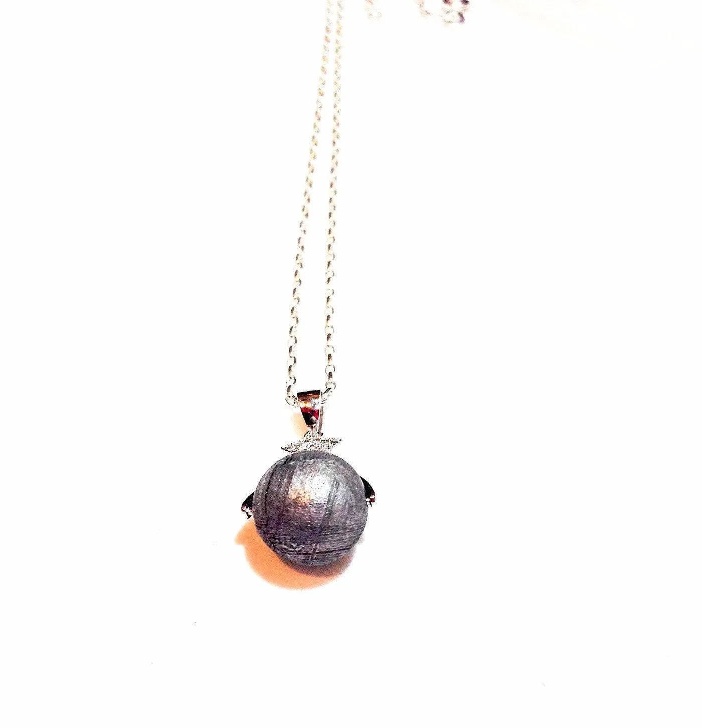 Dark Side of the Moon Meteorite Pendant