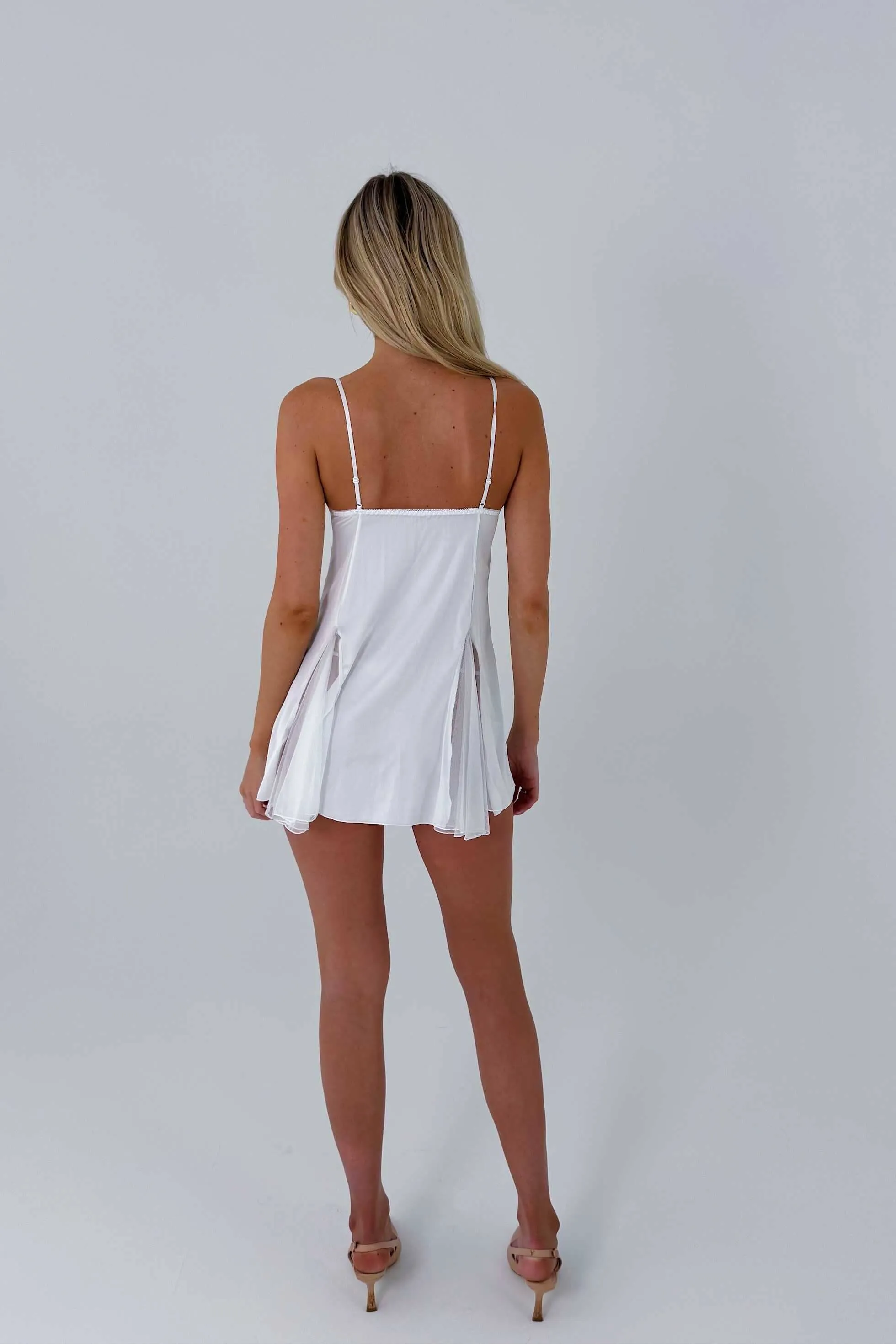 Delilah White Babydoll