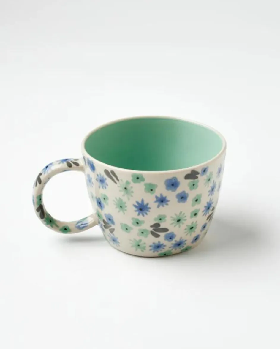 Ditsy Mint Mug