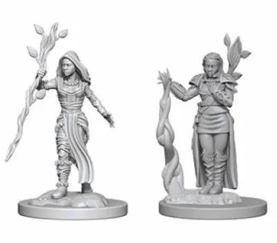 DND UNPAINTED MINIS WV2 FEMALE HUMAN DRUID