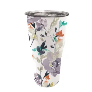 Double Wall Stainless Steel Cup, 17 OZ., Flowers in Fall,3ssh7826