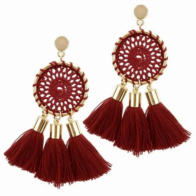Drop Tassel Bohemian Beach Dangle