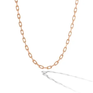 DY Madison Chain Necklace in 18K Rose Gold, 36"
