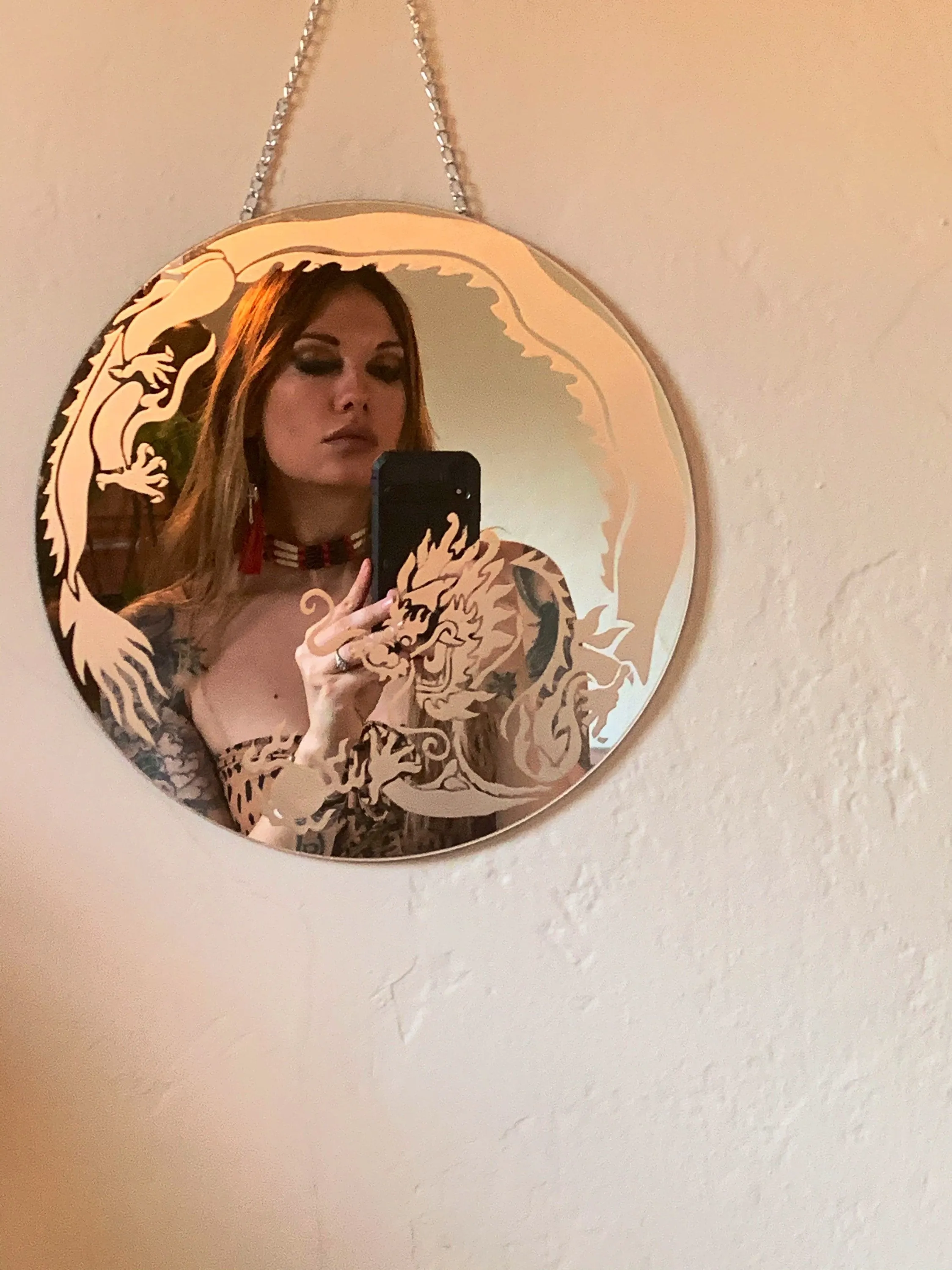 Enter tha Dragon 2 Decorative Mirror