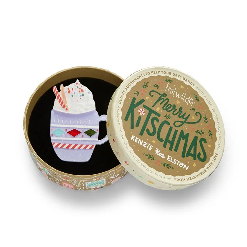 Erstwilder Christmas Cocoa Brooch
