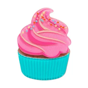 Erstwilder Iced Cupcake Brooch