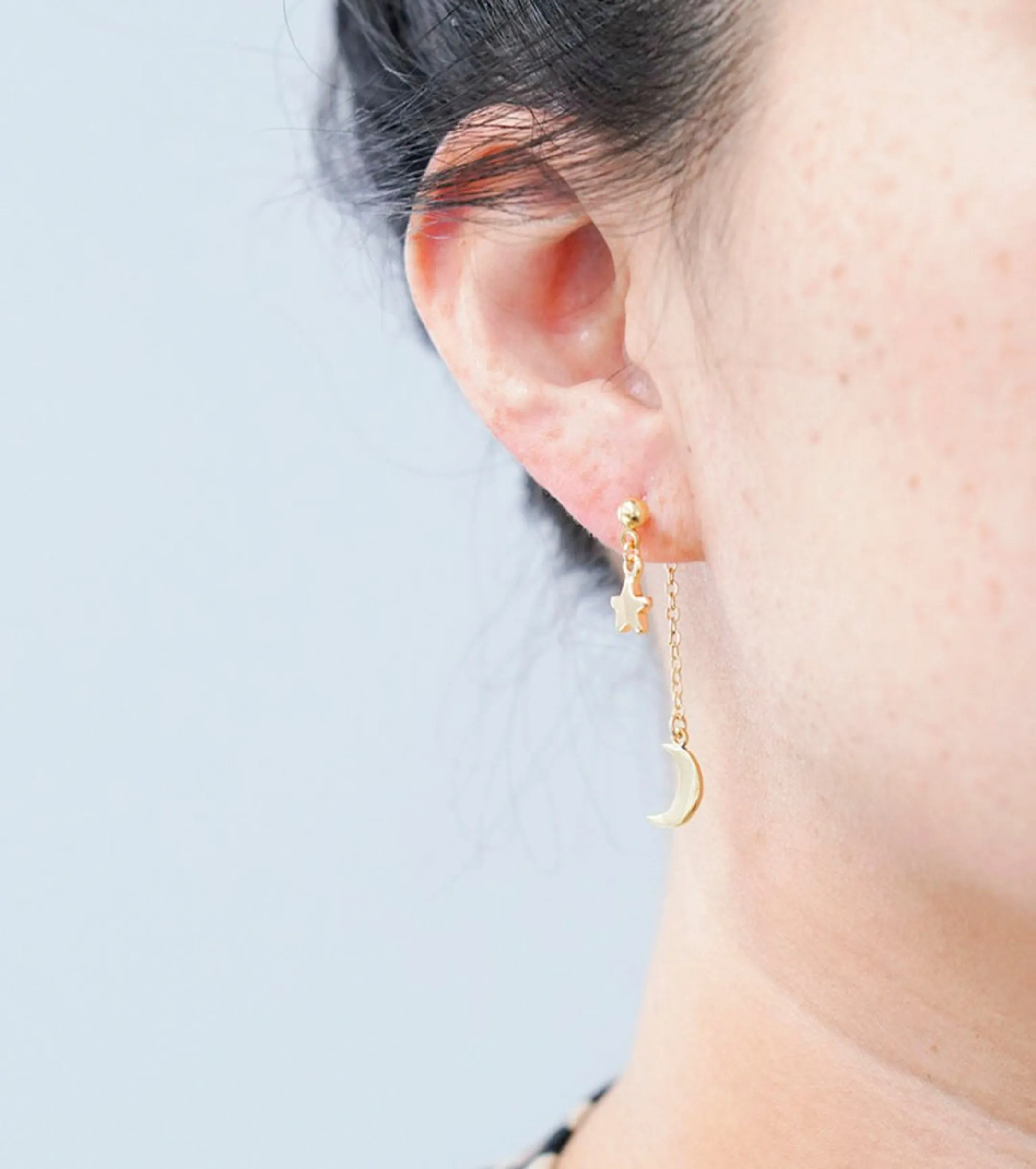 Evie Star & Moon Earrings