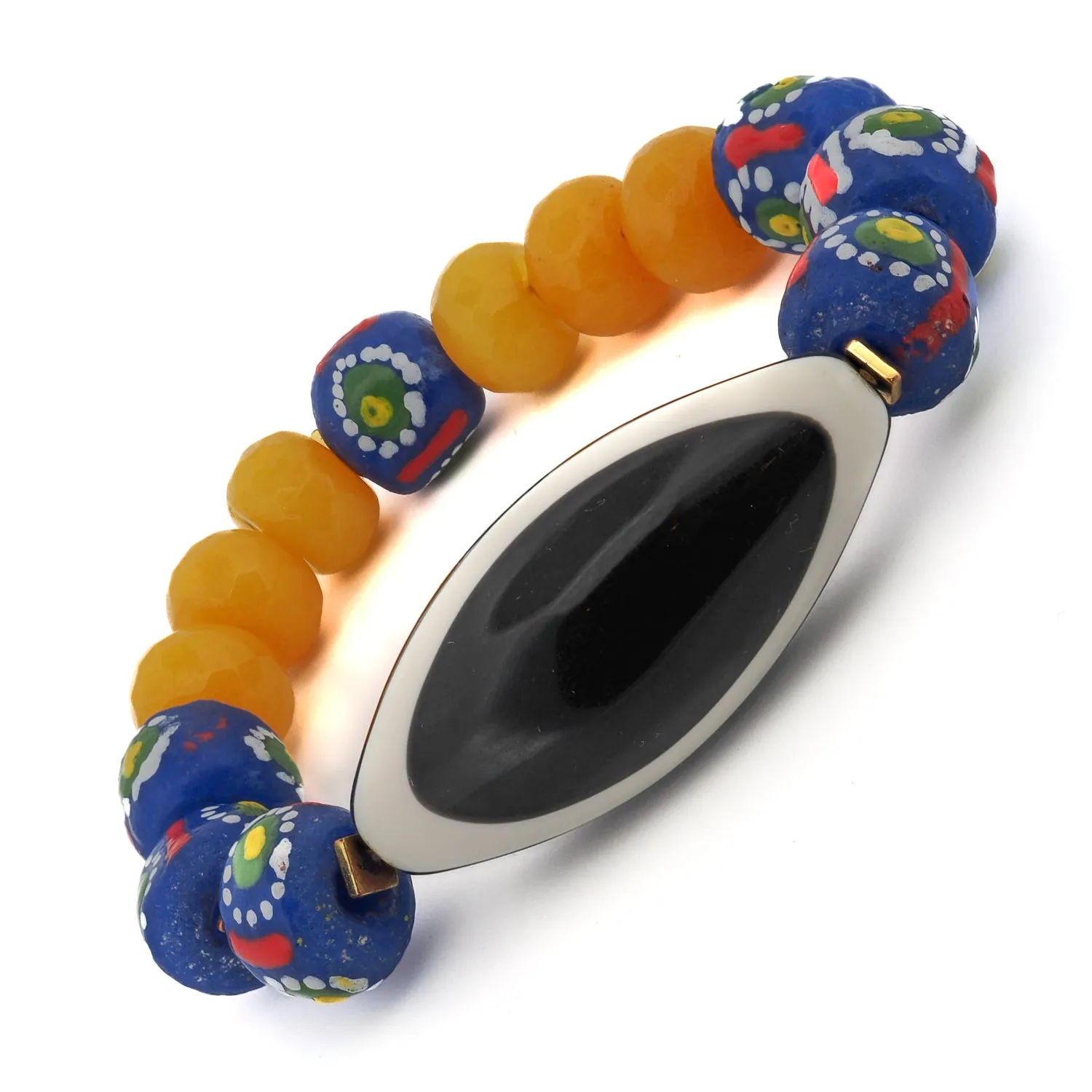 Evil Eye Beaded Chunky Bohemian Bracelet