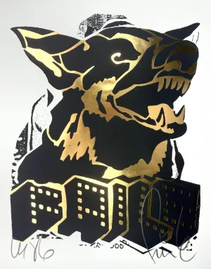 Faile Dog (Gold/Black)