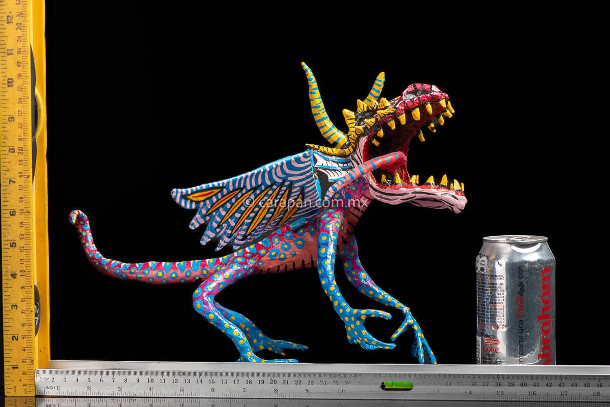 Fierce Dragon Paper Mache Alebrije