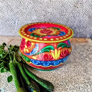 Fire Hand Painted Handi