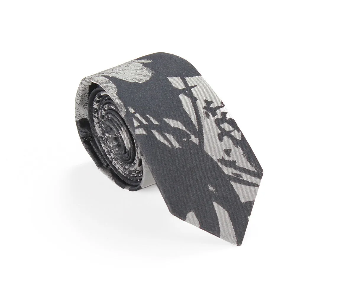Floral Skinny Tie
