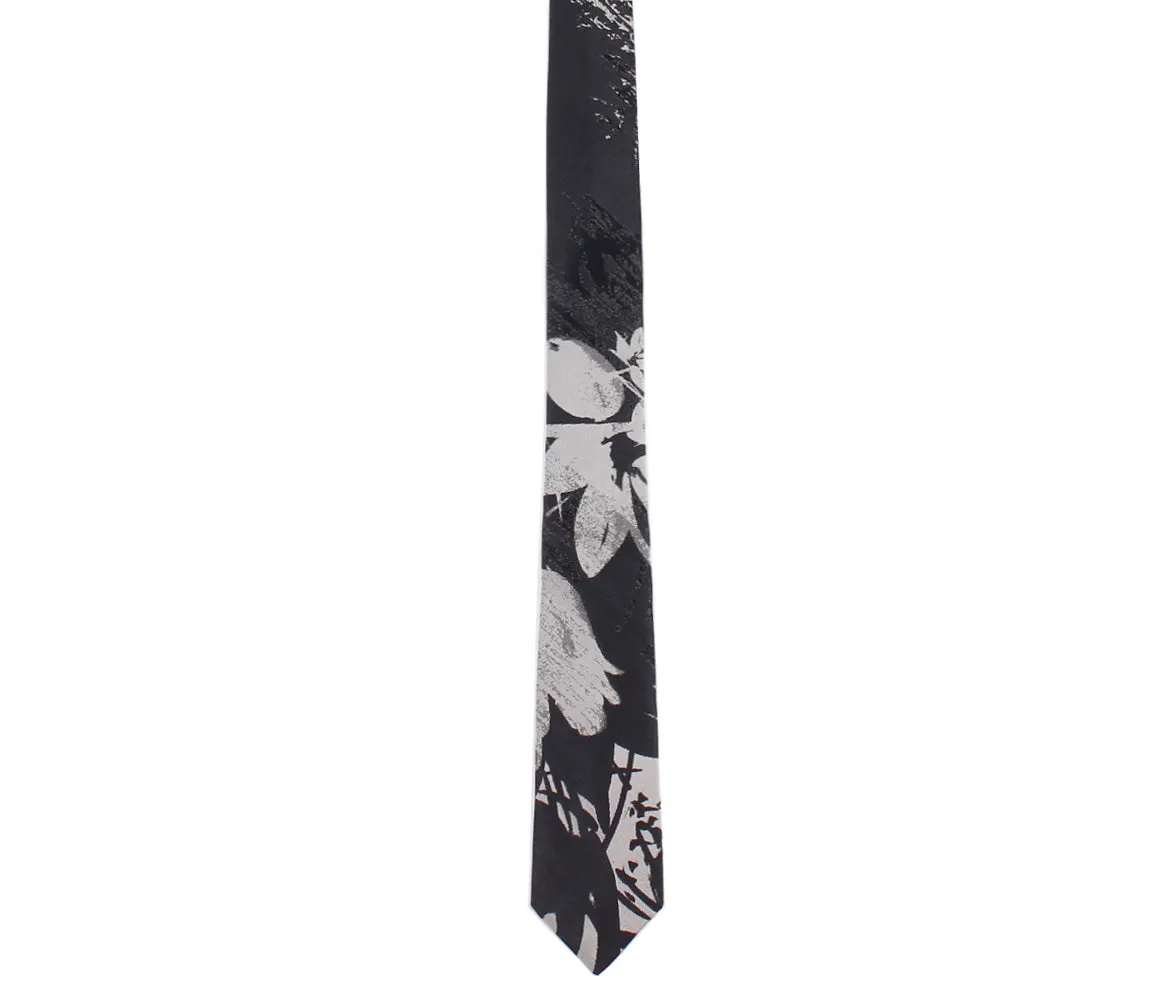 Floral Skinny Tie