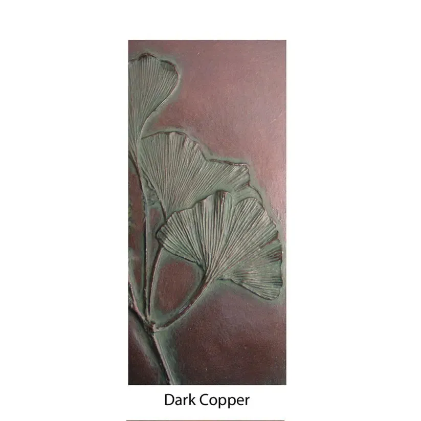 Frog Pond Wall Panel Shown in Soft Copper Color by Blindspot Mirrors Deborah Childress