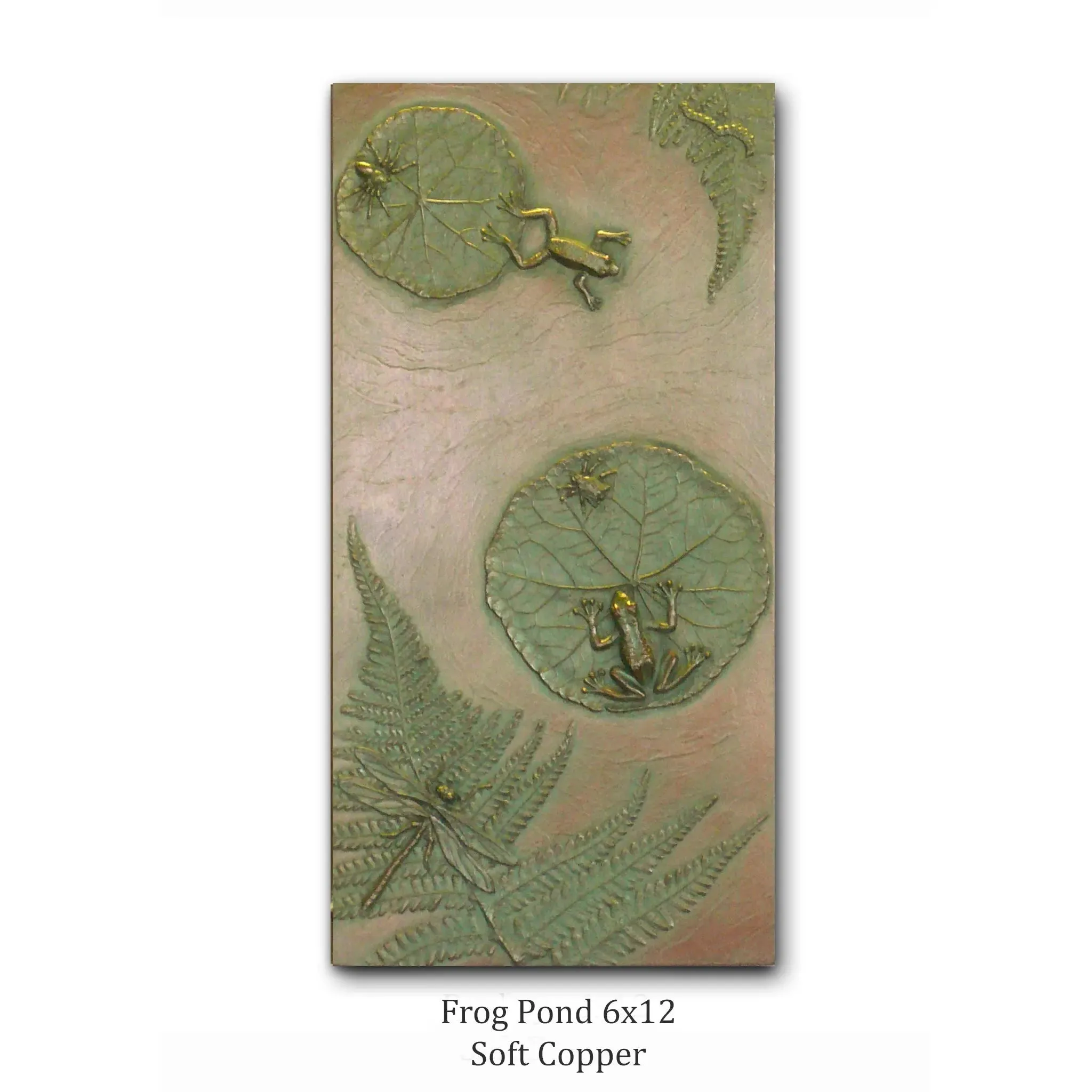Frog Pond Wall Panel Shown in Soft Copper Color by Blindspot Mirrors Deborah Childress