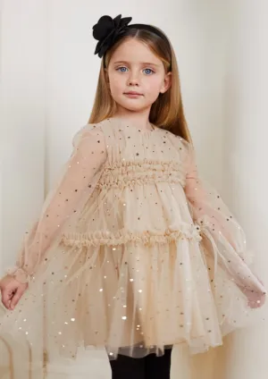 Girls Star Tulle Dress