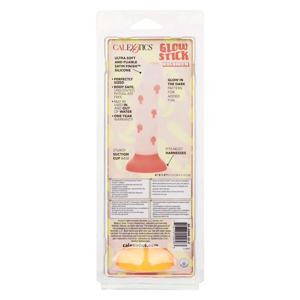 Glow Stick Mushroom Dildo - Orange