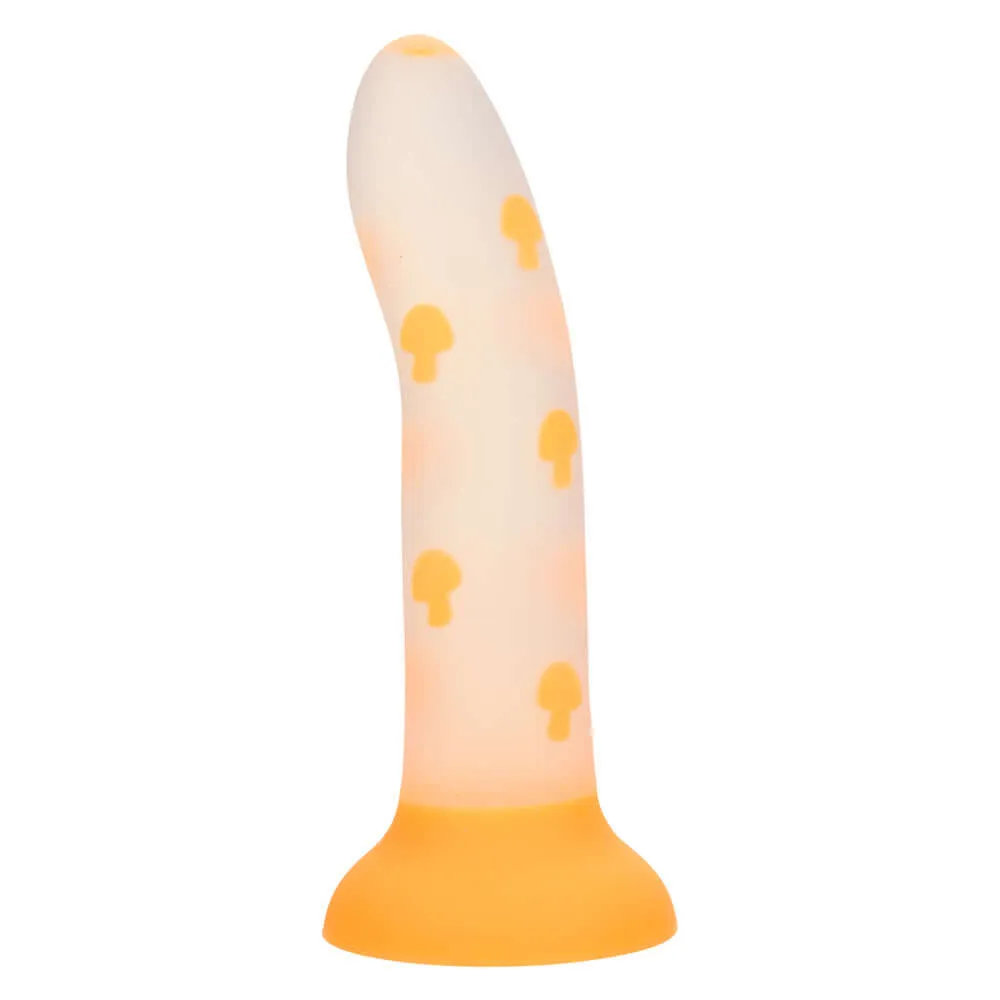 Glow Stick Mushroom Dildo - Orange