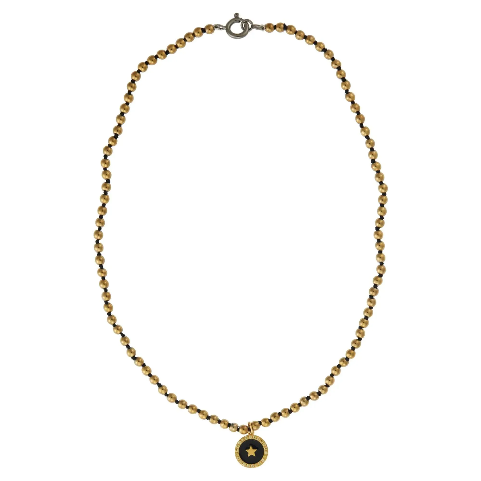 Gold Hematite Black Star