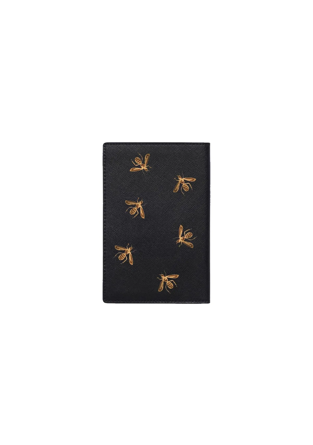 Gold Metallic Bees Passport Holder