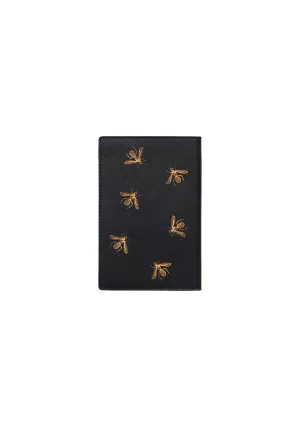 Gold Metallic Bees Passport Holder