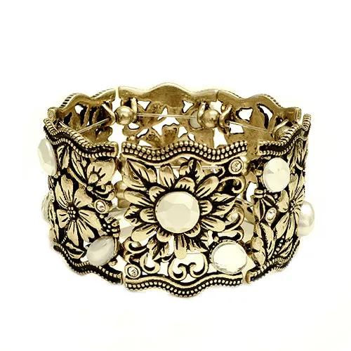 GOLD-PEARL BRACELET  #FW1202734 (NE6)