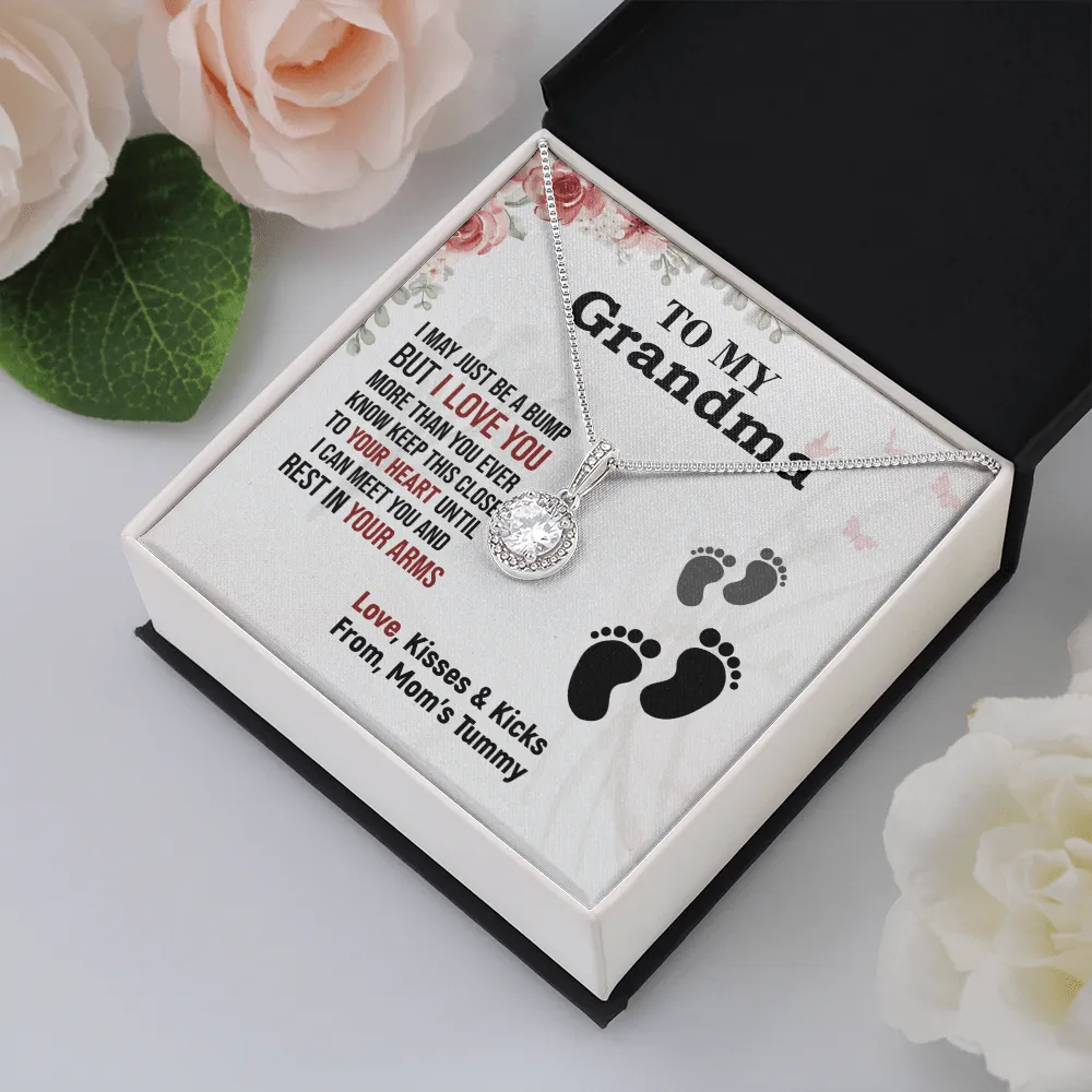 Grandma - I May Be A Bump - Eternal Hope Necklace Message Card