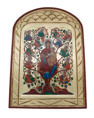 Greek Icon, Hand Painted Serigraph
