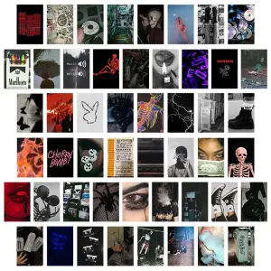 Grunge Collage Kit for Aesthetic Room Decoration