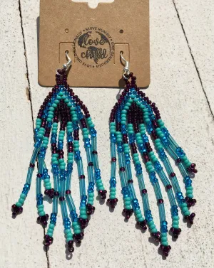 Guatemalan Seed Bead Earrings
