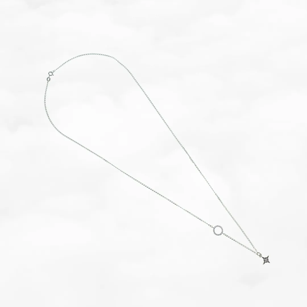 Guiding Star Long Chain Necklace