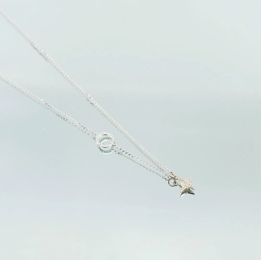 Guiding Star Long Chain Necklace