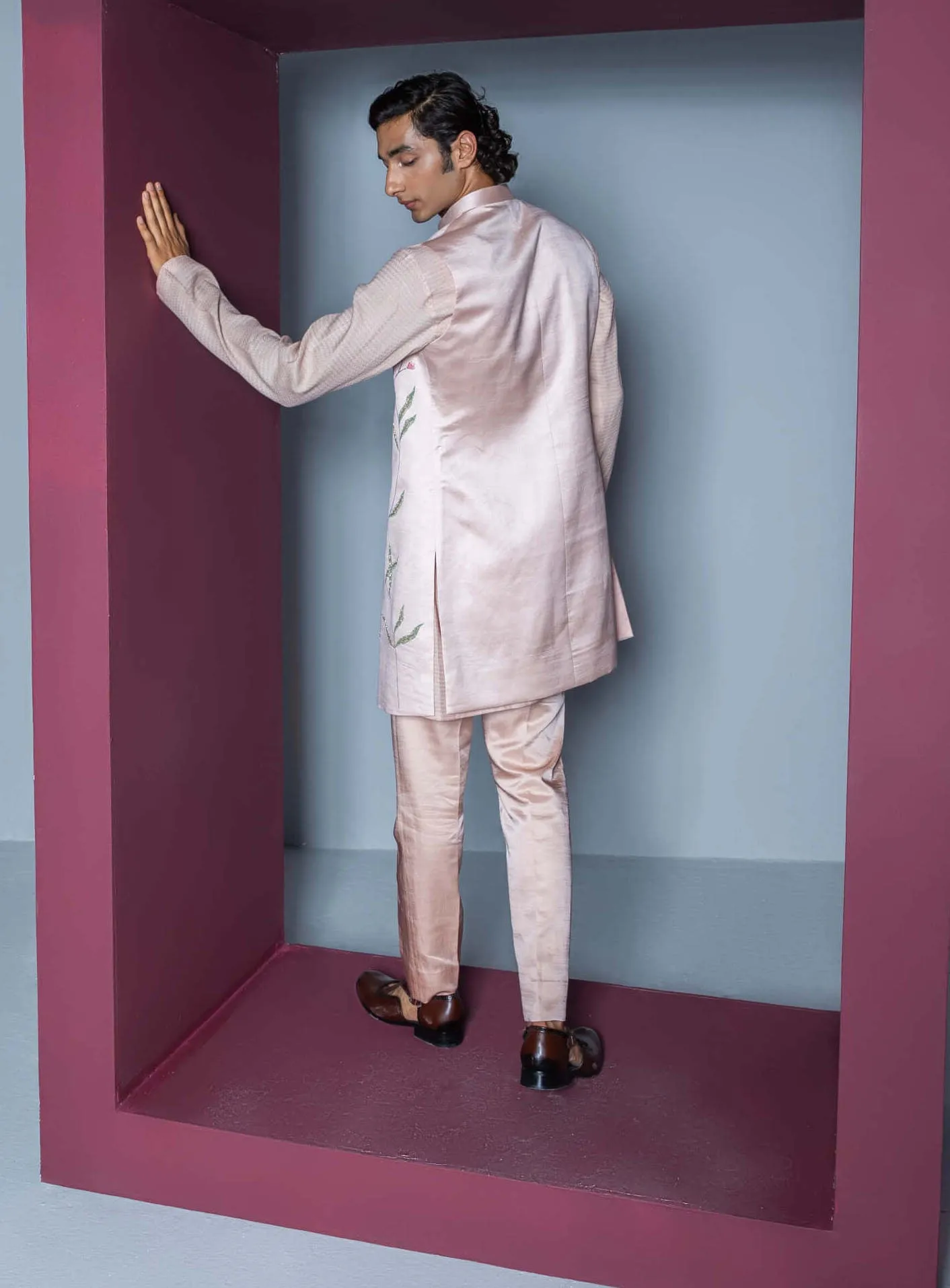 Gul handpaint shrug and kurta set