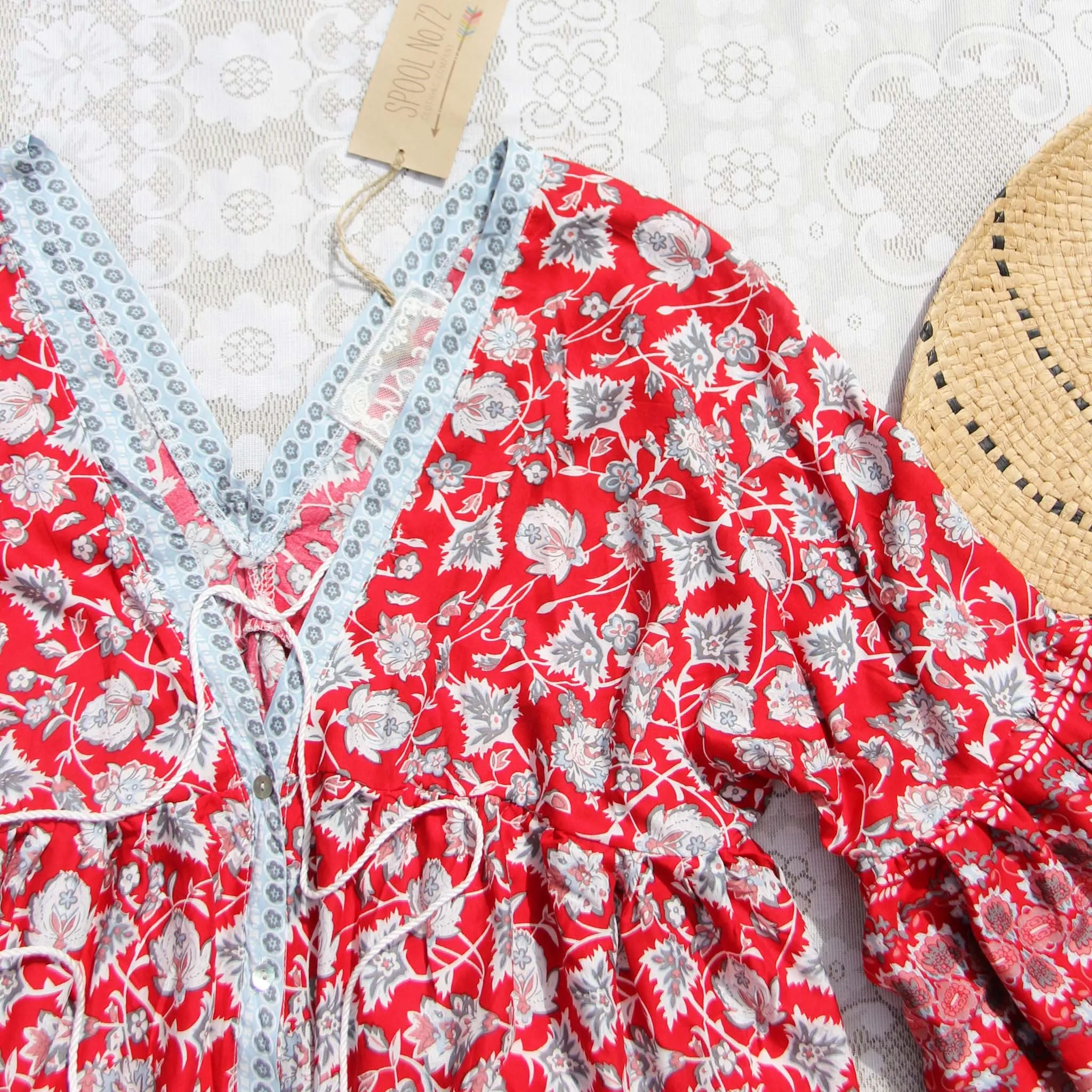 Gypset Boho Top in Rose