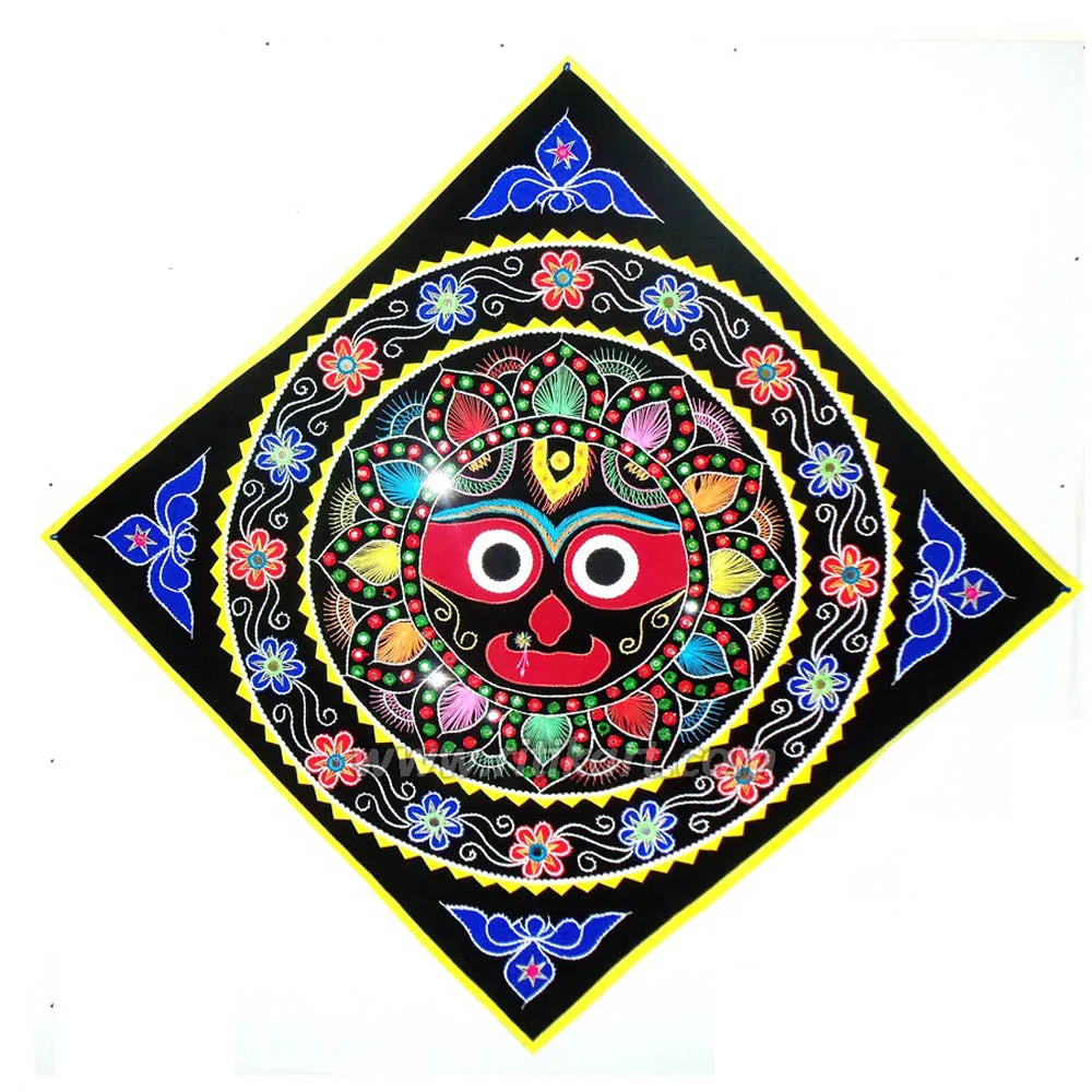 Hand Made Lord Jagannath Design Wall Hanging Chandua