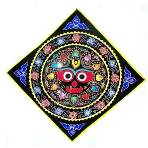 Hand Made Lord Jagannath Design Wall Hanging Chandua