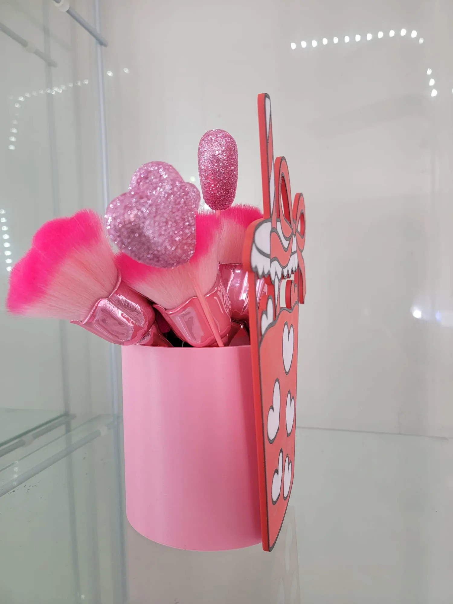 Heart Cup Brush Holder