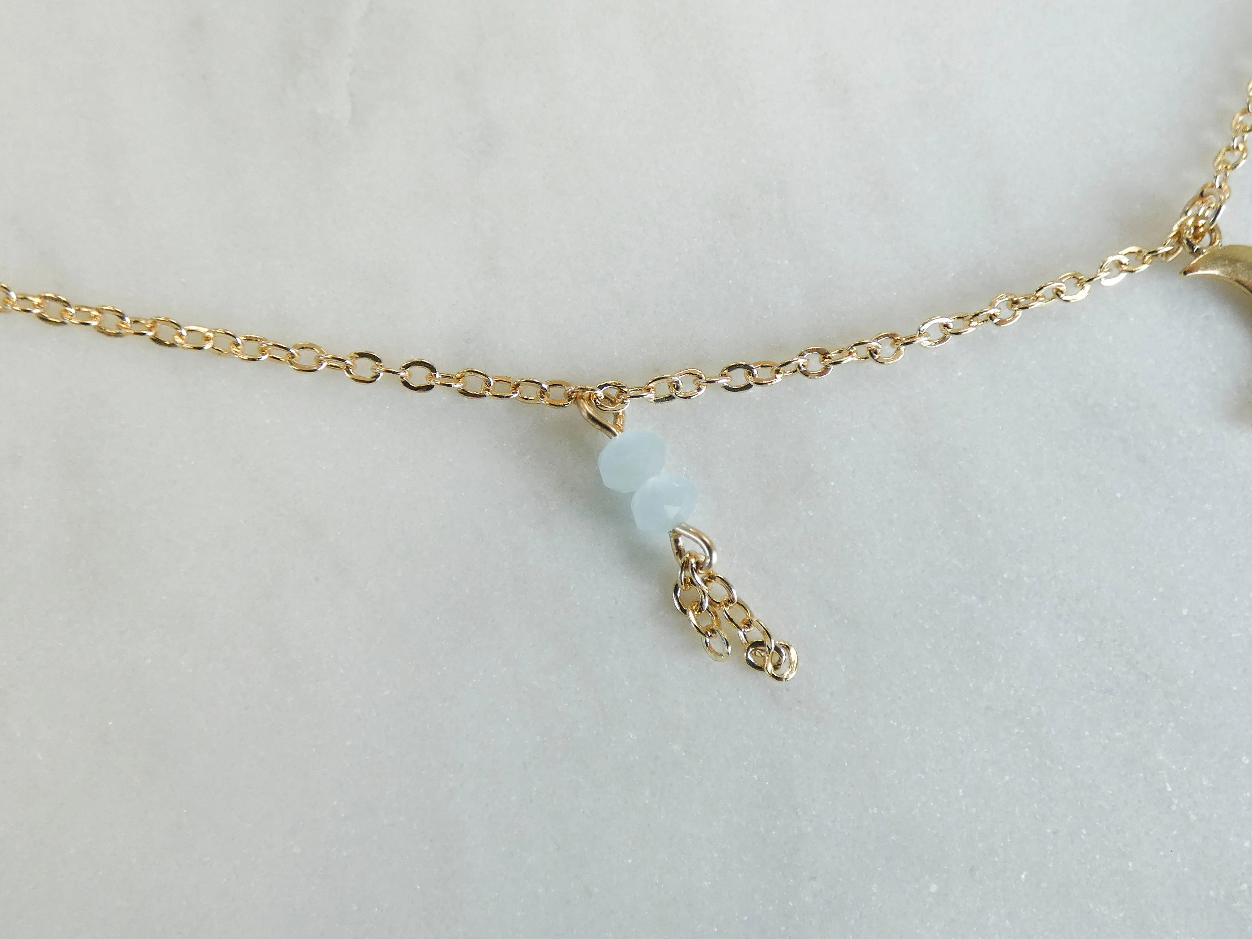 Hollie Moon Charm Dangle Necklace