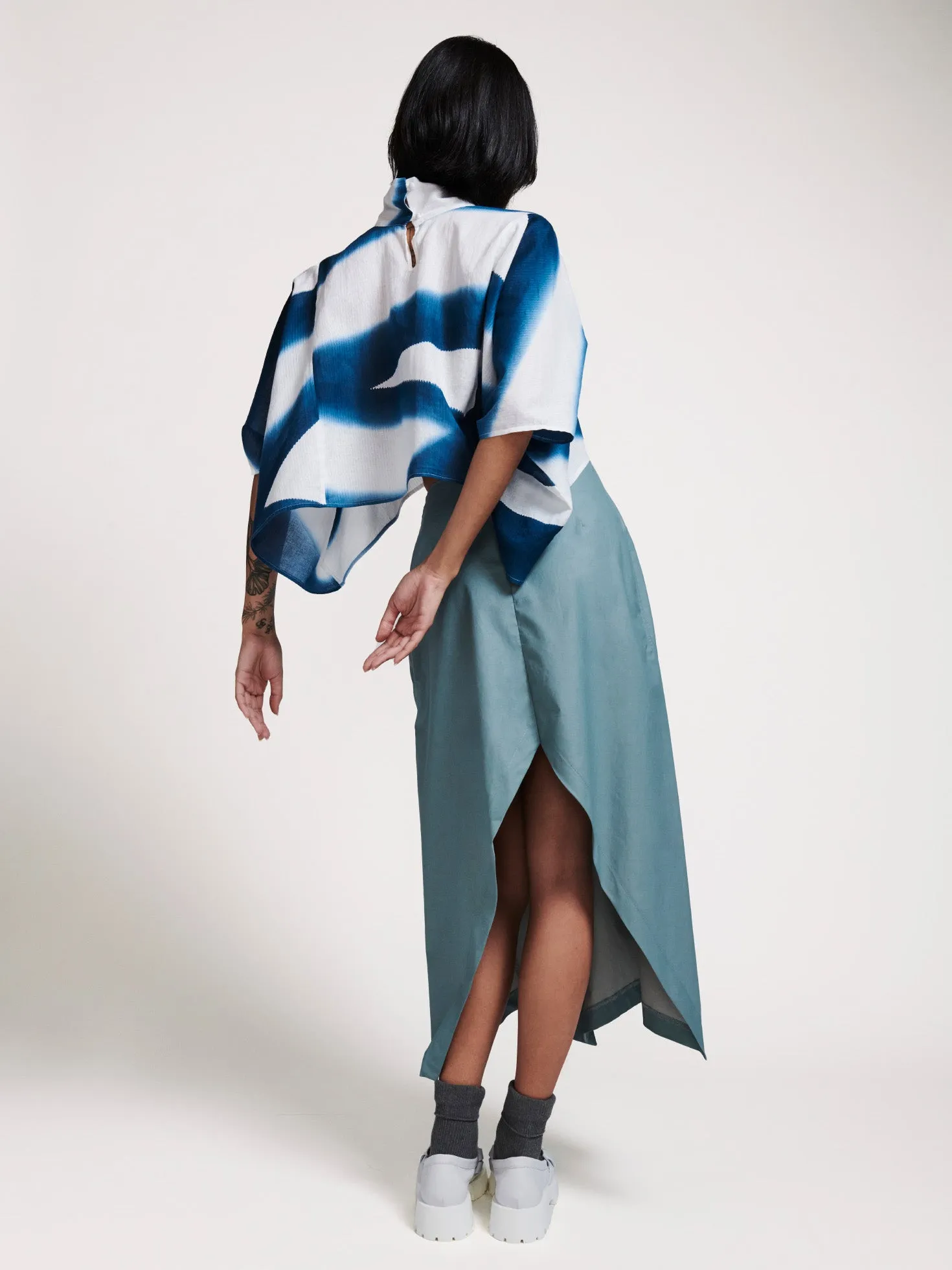 Horizontal Top Funnel Blue/White