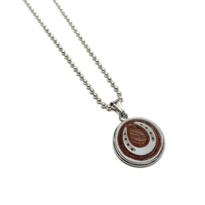 Horseshoe Cameo Necklace