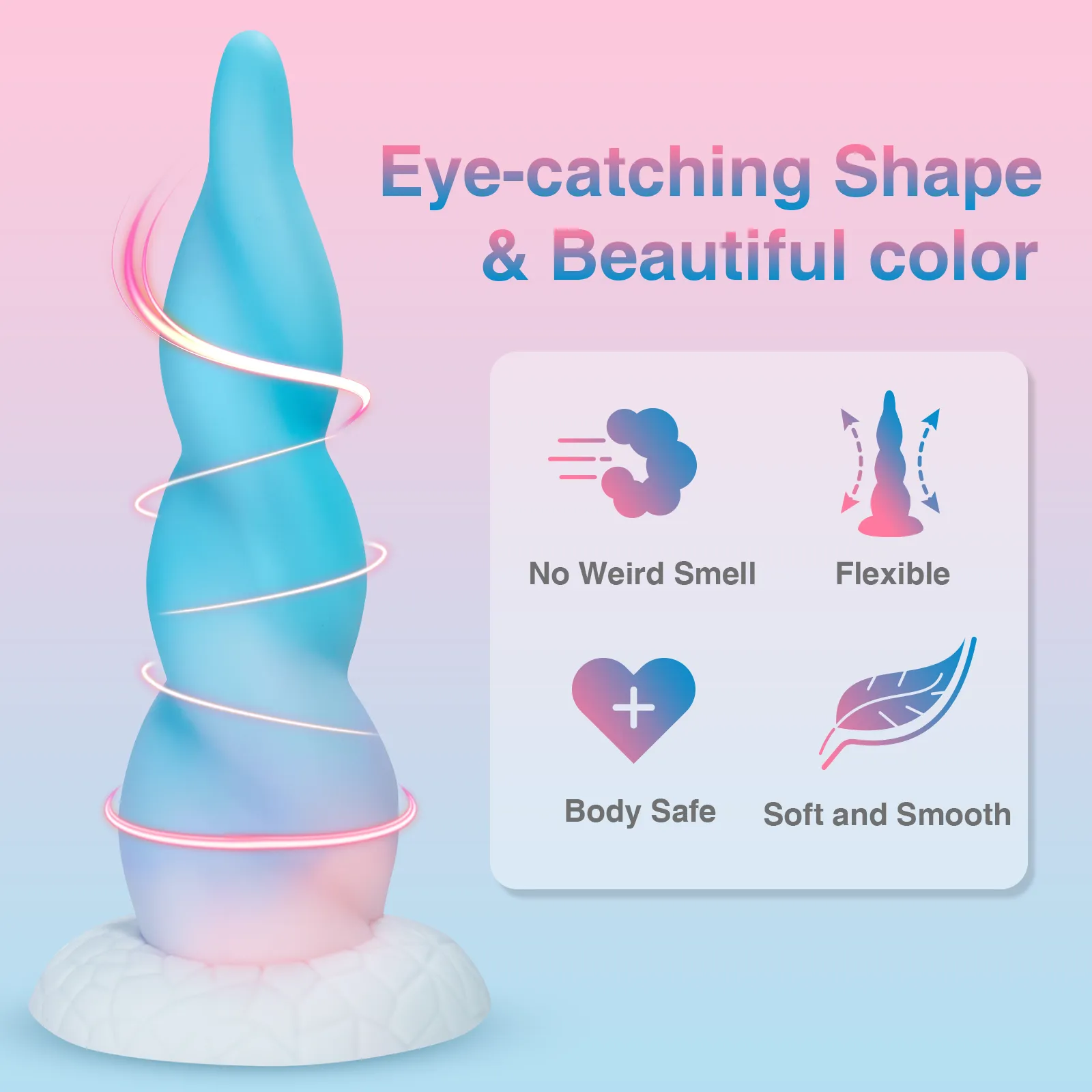 Huge Thick Monster Dildo for Women - 8.6 Inch