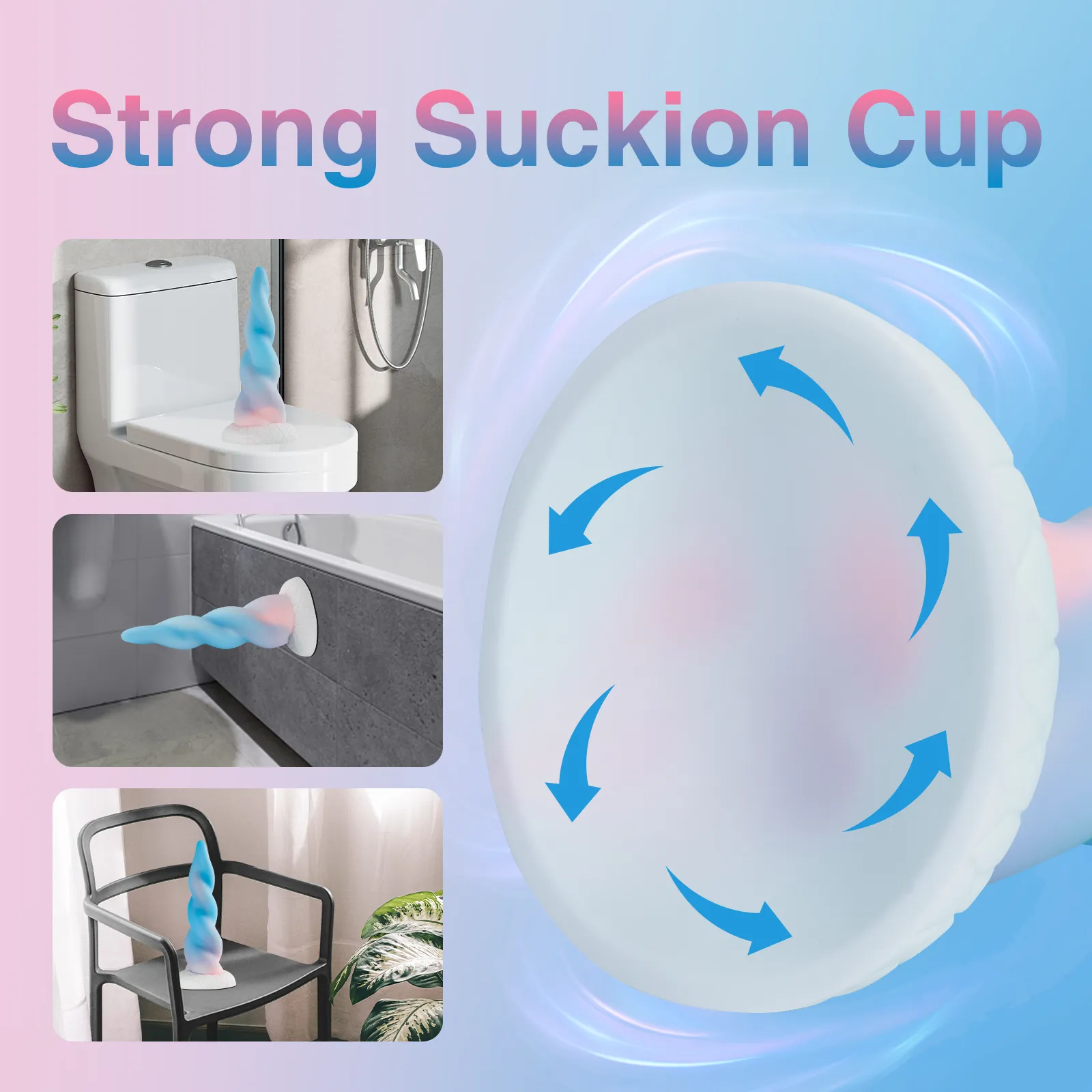 Huge Thick Monster Dildo for Women - 8.6 Inch