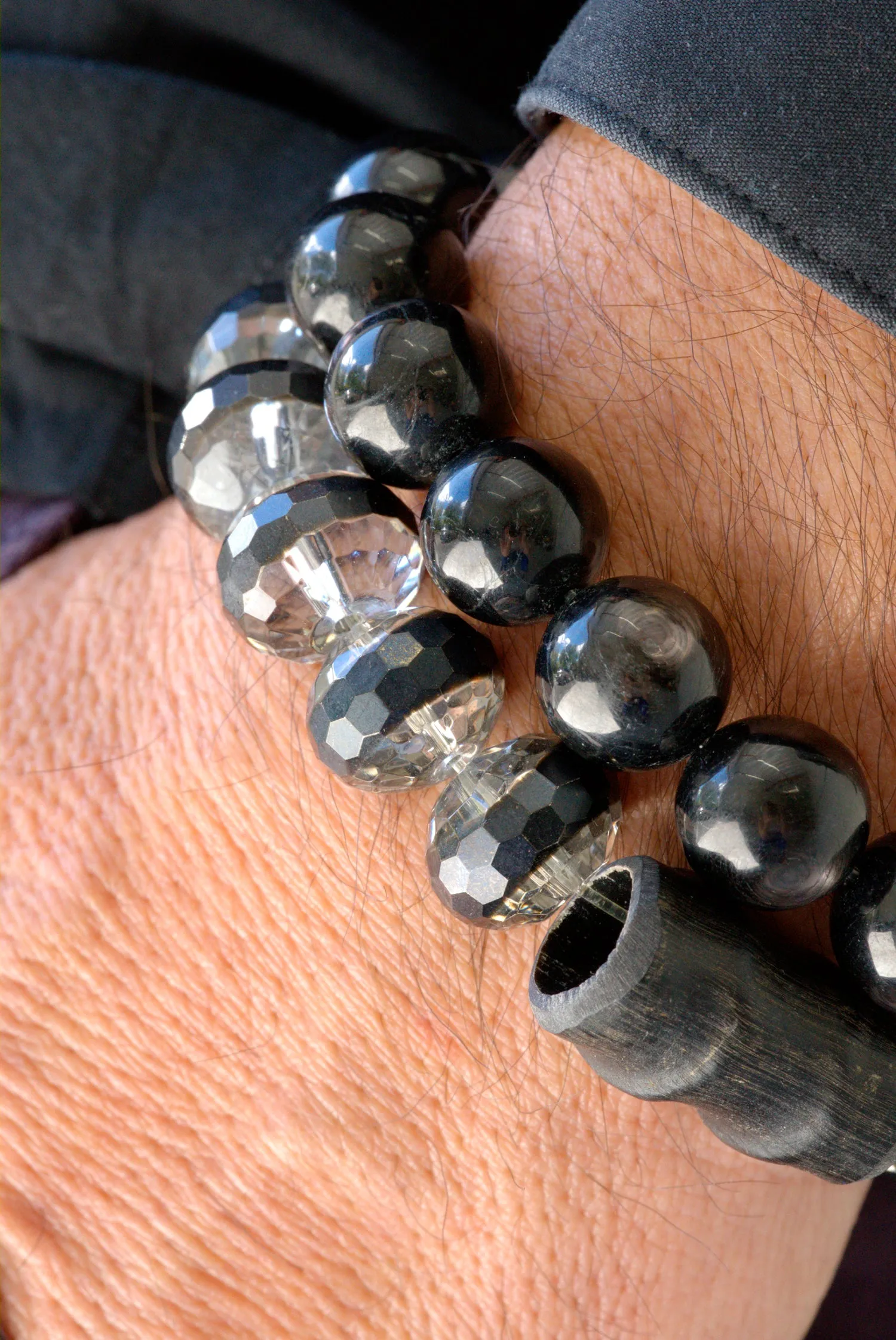 Hypersthene kimoyo bracelet