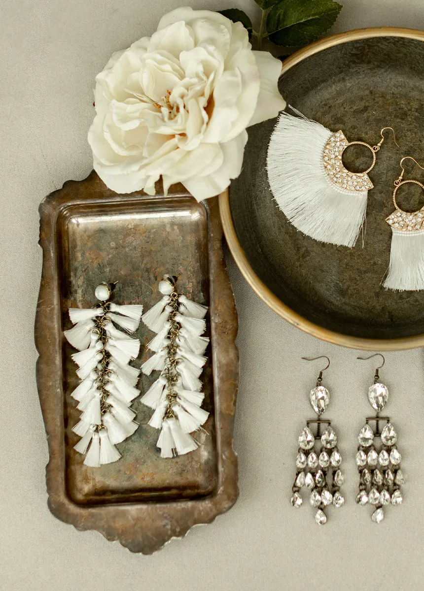 Ibiza Tassel Earrings in Lily