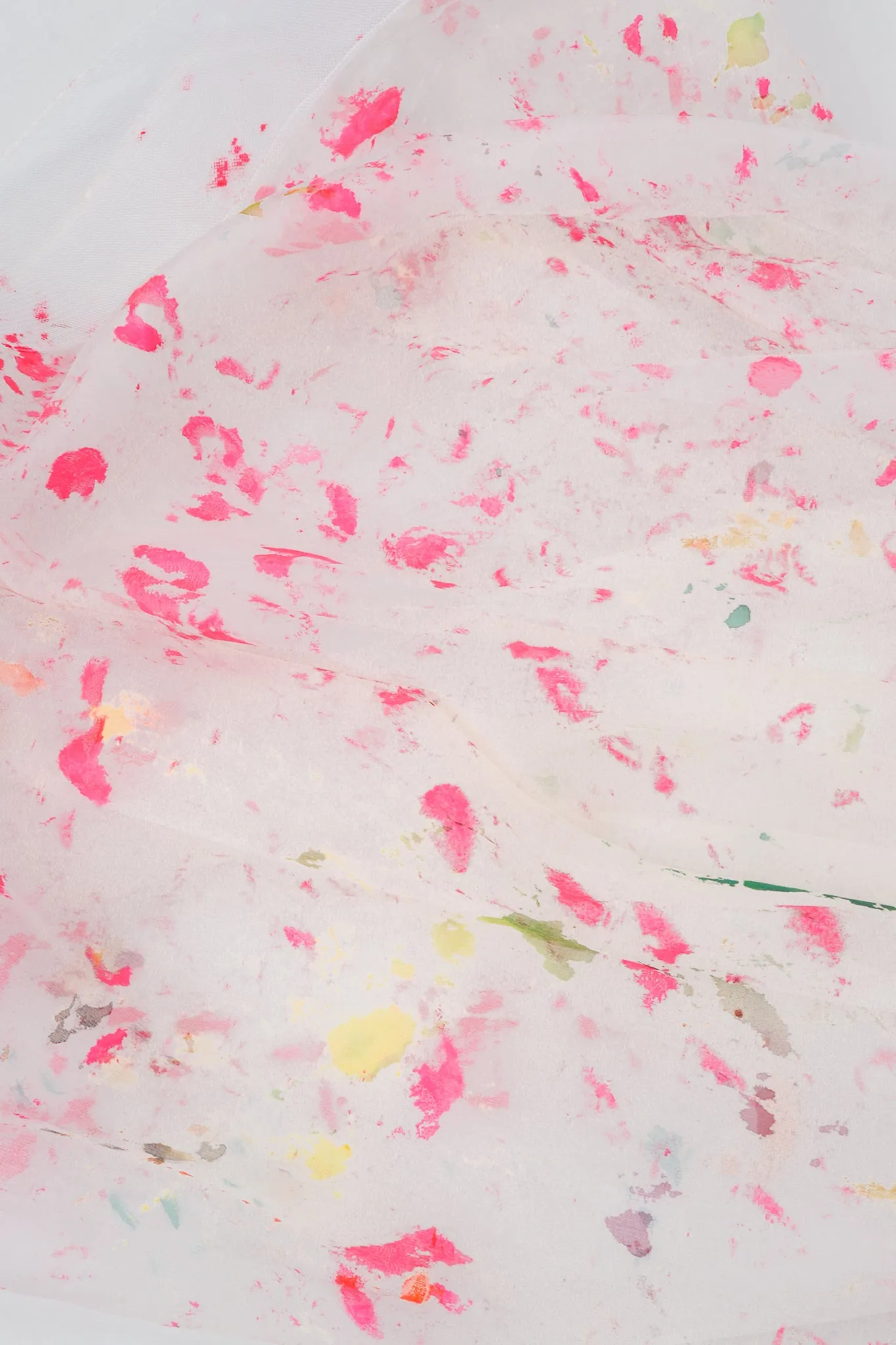 Impressionist Painted Midi Skirt